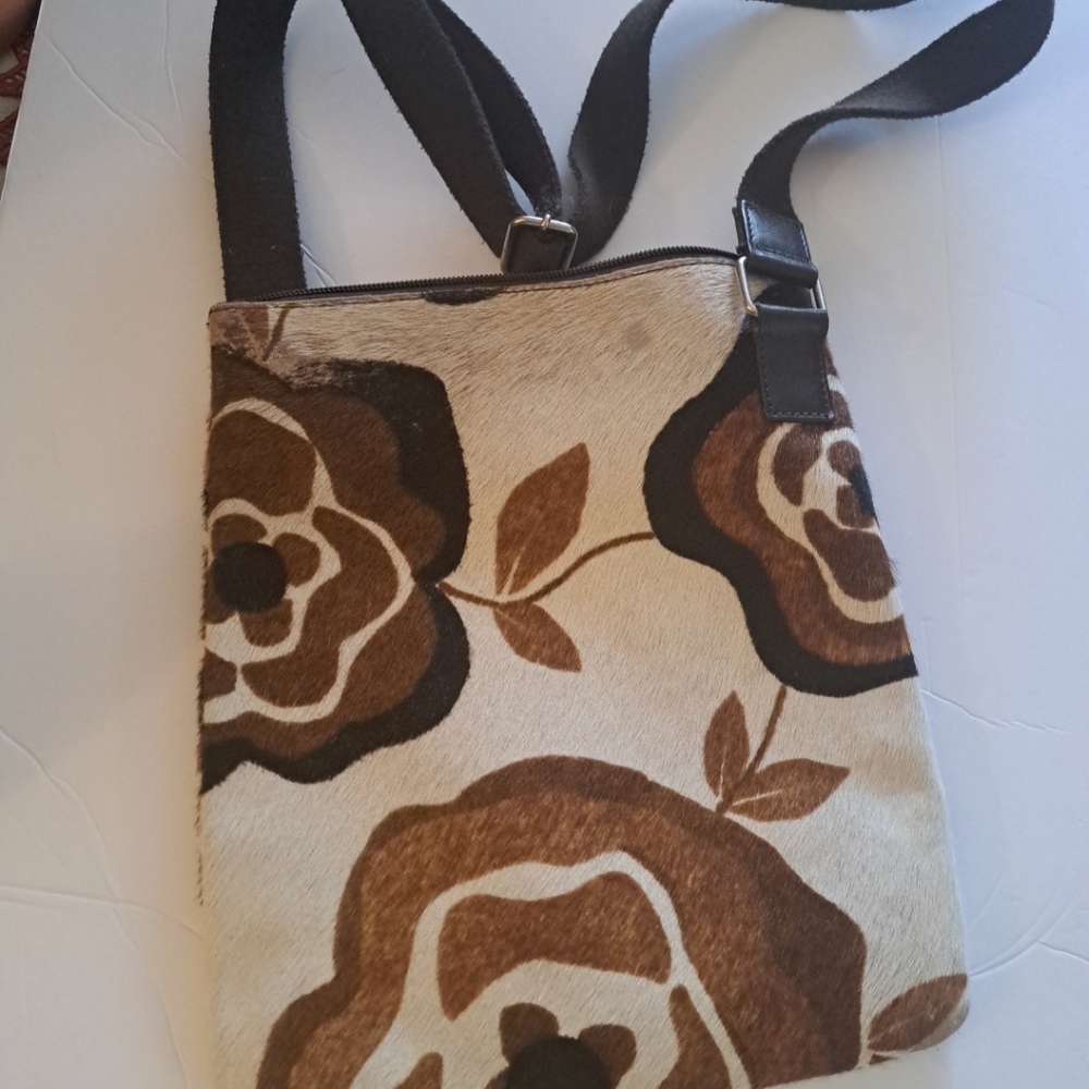 Maurizio Taiuti Leather Purse Crossbody Cowhide, Italy